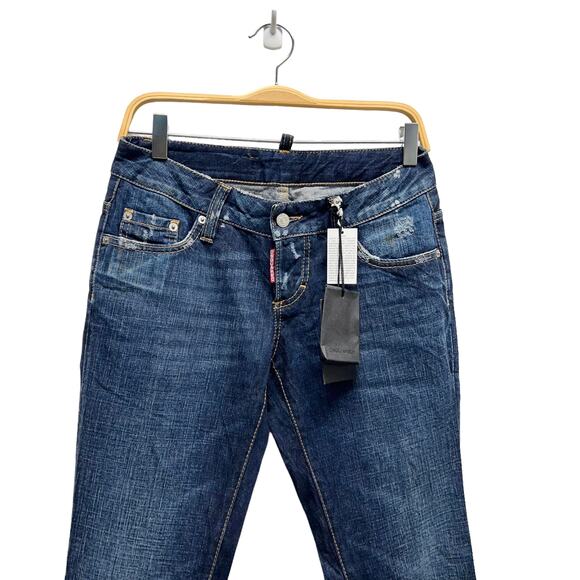 NWT Dsquared2 Flare Leg Jeans Women’s Size 38 (2 US) - Picture 2 of 11